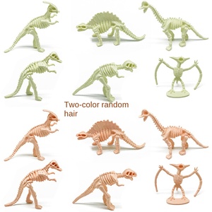 Juguetes de Modelos de Dinosaurios del Mundo Congelado, Pterodáctilo, Tiranosaurio Rex, Plástico, 12 Piezas, Modelos de Esqueletos de Dinosaurios, Adornos Originales - Product Image 6