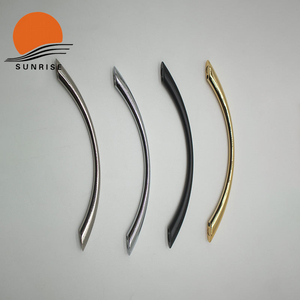 Zinc Alloy Modern Multi-Function Curved Drawer Pull Handle for Villa Furniture Dresser Cabinet Wardrobe - Product Image 3