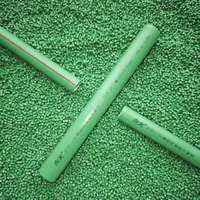 Tuyau d'eau PPR vert HTIAN 20mm-110mm en polypropylène pour système d'eau potable, logo personnalisé OEM