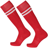 Multi Colors White Stripe Polyester Nylon Serviette de Compression Football High Tube Running Sports Chaussettes Custom Logo