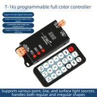 Contrôleur de bande LED Lededit à changement de couleur 6812 Pleine couleur 1903 Mini 5V12V24 Programmable CM-U Télécommande WS2811 1024