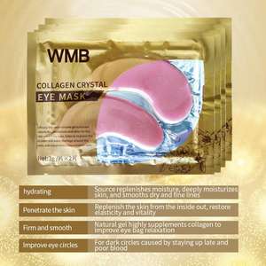 Feuchtigkeit spendende Hyaluronsäure-Kollagenblatt-Augen maske zur Anti-Aging-Falten reduzierung und zu Augenringen - Product Image 6