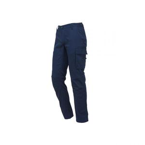 U-POWER - EY123WB-4XL Ocean WestLake <b>Blue</b> work trousers in stretch cotton <b>canvas</b> - EAN 8033546344293 WORK TROUSERS - Product Image 3