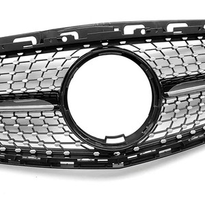 YAOCHENG Nouvelle calandre avant en ABS avec clips diamantés pour Mercedes-Benz Classe <span class=keywords><strong>E</strong></span> W212 2014-2016 Modèles Classe <span class=keywords><strong>E</strong></span> 300 D - Product Image 3