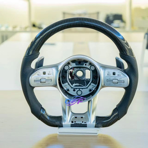 Volante con Diseño de Libélula en Cuero Compatible con <span class=keywords><strong>Mercedes</strong></span>-Benz Clase C <span class=keywords><strong>E</strong></span> W213 W203 W205 - Product Image 1