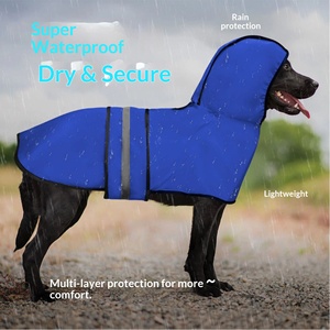 국경을 넘는 소형/중형/대형견용 반사 방수 방풍 통기성 현대적인 디자인 도매 강아지 우비 - Product Image 1