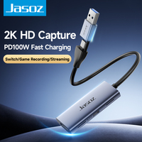 Tarjeta de captura de vídeo de alta velocidad USB3.0 para entrada HDMI USB 4K/30Hz salida PD100W fuente de alimentación accesorios de Audio y vídeo en caja