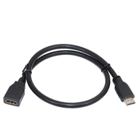 OEM 15cm 30cm 0.5m 1m 1.5m Câble D'extension HDMI Mâle vers HDMI Femelle 3D 1.4v HDMI Câble Étendu pour HD TV LCD Ordinateur Portable PS3 Projet