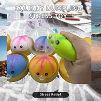 Jouet anti-stress Squishy Dumpling, pack surprise, mignon, en silicone de qualité alimentaire, matériau PU non toxique, pour filles et garçons de 14 ans et plus, fabriqué en Chine