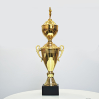 Trophée en laiton 3D ajouré - Design découpé au laser, finition brillante écologique UV, cadeau unique, récompenses créatives pour les concours, événements de bienvenue