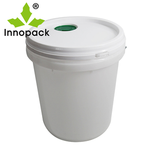 Seau en plastique de 20 litres de qualité alimentaire, 5 gallons, avec poignée et couvercle - Product Image 3