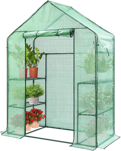 Mini <span class=keywords><strong>serre</strong></span> botanique avec fenêtres en <span class=keywords><strong>verre</strong></span>, étagères <span class=keywords><strong>et</strong></span> équipement - Product Image 1