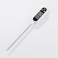 Thermomètre alimentaire numérique haute précision à réponse rapide avec sonde de type stylo pour la cuisson de la viande au barbecue, la cuisine et la fabrication de bougies