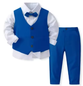 Set Pakaian Musim Panas untuk Anak Perempuan, Set Dua Potong Motif Bunga 3D, Atasan Tanpa Lengan dan Rok Lipit, Set Pakaian Anak - Product Image 6