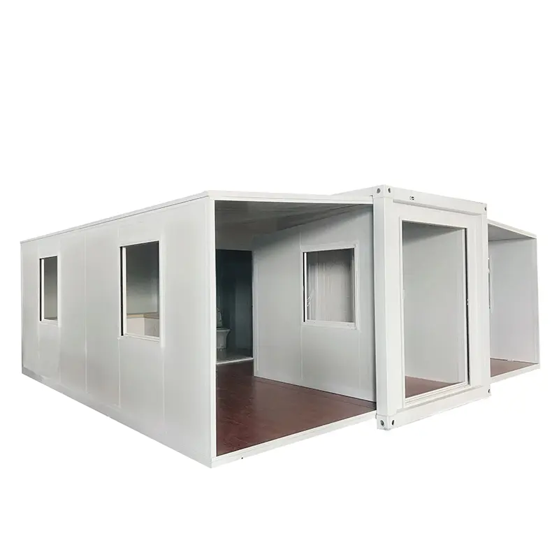 Prefabricated house 2 bedrooms and living room container portable expandable container house for sale