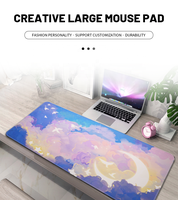 Grand tapis de souris de jeu mignon, tapis de bureau pour clavier de dessin animé, grand tapis de souris pour gamer, tapis de souris pour ordinateur, surface de tapis de bureau