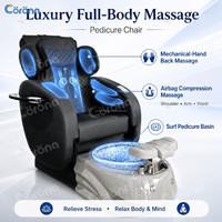 Fauteuil de pédicure commercial moderne pour salon de manucure avec bassin de spa pour les pieds, idéal pour les instituts de beauté