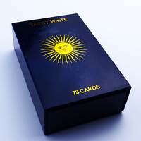 Cartes de tarot personnalisées imprimées par le fabricant, série complète de cartes anglaises, jeu d'oracle de haute qualité