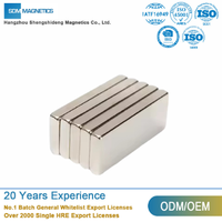 Magnet Neodymium SDM N52 (NdFeB)-Penggunaan Industri Tersedia dalam Bentuk Blok, Busur & Layanan Pemrosesan Khusus