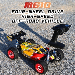 SJY-M610 Voiture RC tout-terrain 4x4 à l'échelle 1:12 - Modèle en plastique télécommandé haute vitesse prêt à l'emploi avec portée de 300 m pour usage extérieur - Product Image 4