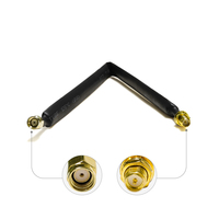 Câble coaxial RG178 UFL SMA, câble de raccordement SMA femelle, câble coaxial SMA femelle IPX MHF1, câble d'extension à faible perte de 4 pouces (10 cm)