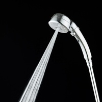 Accessoires de robinet de salle de bain japonais coréen Micro Nano bulle économie d'eau ABS 360 ° réglage d'angle pommeau de douche à main