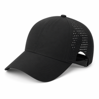 Casquette de sport unie à lanières croisées, maille respirante découpée au laser, légère pour la course, le golf et le baseball