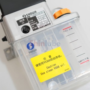 SHOWA LCB 40111R-CH ปั๊มน้ำมันหล่อลื่นไฟฟ้าแบบใหม่ของแท้ ถังขนาด 2 ลิตร AC220V สำหรับ PLC ใช้สำหรับควบคุมอัตโนมัติ - Product Image 3