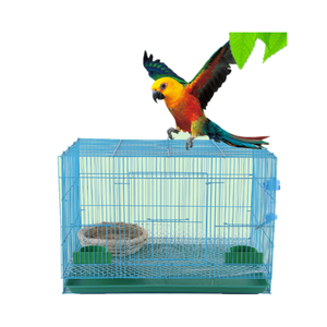 VIPetop Hot sales Pet Bird Metal Cage Square parrot cage outdoor Parakeet Wire Steel Cages