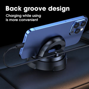 Soporte Inteligente para Teléfono Móvil con Sujeción Automática Ajustable, Rotación <span class=keywords><strong>de</strong></span> 360 Grados, Fácil Instalación, Multifuncional y Flexible - Product Image 4