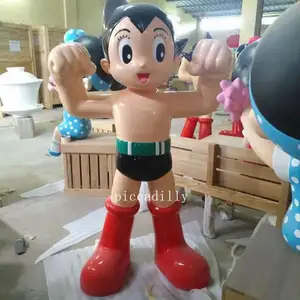 cartoon figure statue Japanese anime Fiberglass 1.6M Astro Boy sculpture for sale