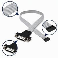 Câble ruban haute densité personnalisé de 1,27 mm avec faisceau de câbles pour moto et automobile, adaptateur d'interface DB de précision