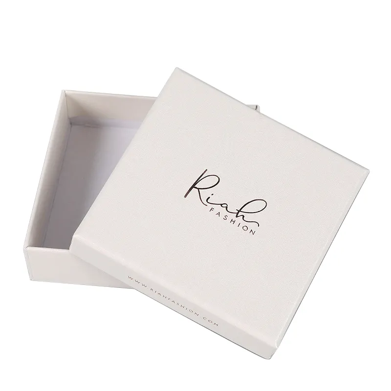 Benutzer definierte Druck kleine weiße Schmucks cha tulle Brieftaschen Verpackung Papier Schal Geschenk box zum Verkauf