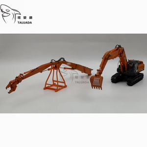 Taluada Hitachi Zaxis zx350lc Hợp Kim 1:50 Quy Mô Cao Đạt Phá Hủy Máy Nghiền 2 Mảnh Boom Skelton Xô Mô Hình Đồ Chơi - Product Image 1