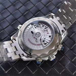 Reloj de Buceo Mecánico de Lujo de 44 mm, Movimiento de Fábrica 9900, Resistente al Agua, Bisel de Cerámica Negra, Cronógrafo, 300 m, Reserva de Energía, Reloj Negro - Product Image 5