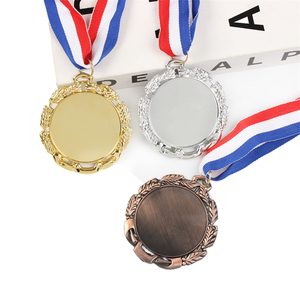 In Stock Custom Engraved Blank <strong>Medals</strong> Gold Silver Bronze Souvenir <strong>Medal</strong> Sports Marathon Running <strong>Metal</strong> Award <strong>Medals</strong> - Product Image 1