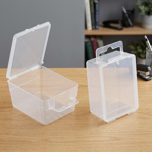 Boîtes et bacs de rangement en plastique Fervi Serie Bivalve 75x60x40mm – Conteneur compact et durable pour une organisation efficace - Product Image 2
