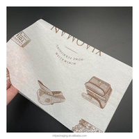 Papier ciré personnalisé Moatain 28 g/m² pour emballer les lunettes et les bagues, résistant à l'humidité, avec revêtement simple face, papier de soie avec logo