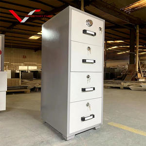 Archivador de Metal resistente al fuego de 1/2 horas moderno 2/cajones 3/4 prácticos para el hogar, oficina, escuela, Hospital, uso en supermercado - Product Image 1