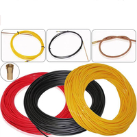 Tube d'alimentation en fil pour pistolet de soudage refroidi à l'eau 501D, tube d'alimentation en fil de graphite Teflon pour soudage de l'aluminium, tube de guidage de fil, tube en cuivre