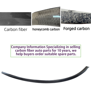 สปอยเลอร์หลังคาร์บอนไฟเบอร์ทรง TS สำหรับรถยนต์รุ่น S ปี 2021-2023 - Product Image 4