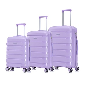 Factory Wholesale Large Capacity Travel PP Luggage Bags Lightweight Durable Luggage Set With 360 Spinner Wheels