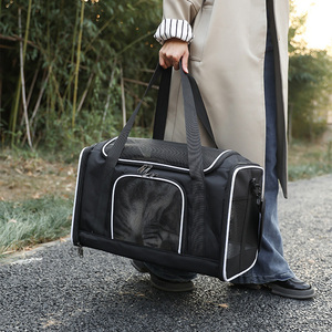 Bolsa de Viaje Plegable Personalizada <span class=keywords><strong>para</strong></span> Mascotas, <span class=keywords><strong>para</strong></span> Perros y Gatos, Material Oxford con Estampado, Cierre de Cremallera, Apta <span class=keywords><strong>para</strong></span> Viajar en Avión - Product Image 3