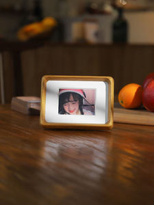 Solid Wood Handmade Eco-Friendly Durable Lightweight Creative Simple Modern Mini Photo <strong>Frame</strong> 3x5 Inch <strong>Rounded</strong> Corners Small - Product Image 3