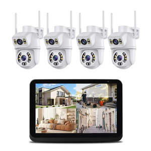 ICSEE 4CH NVR Kit Seguridad para el hogar 4K PTZ IP66 Cámara inalámbrica WIFI UHD 6MP 3K 8MP Cámara remota de vigilancia al aire libre - Product Image 2