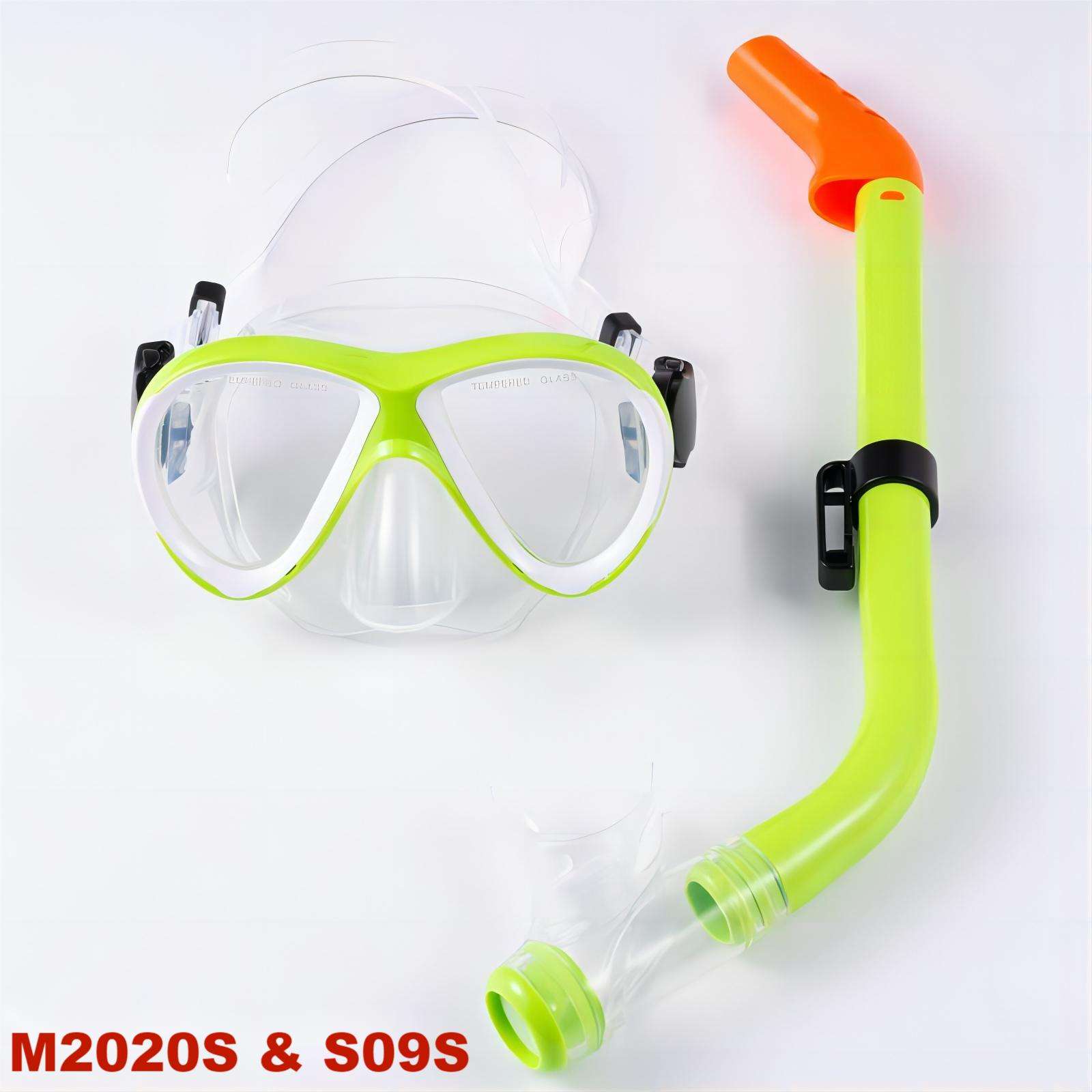 Vert et blanc + bracelet miroir transparent