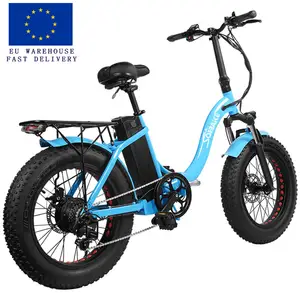 eu warehouse 20 Inch Step Through City mountain Electric Bike Foldable Electric Ebike Folding E Bike with pedal For woman