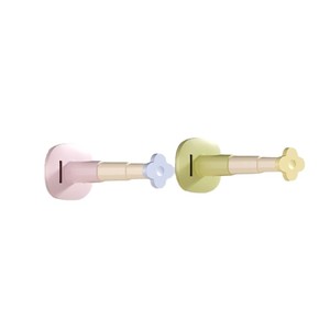 Extendable Wall Mounted Clothes <b>Rack</b> For Home Balcony <b>Drying</b> Organizer Telescopic No Drill Installation Fresh Green Girly Pink - Product Image 3