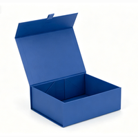 Boîte cadeau rigide pliable gris foncé avec couvercle rabattable, OEM ODM, emballage cadeau multi-usages personnalisé pour votre marque