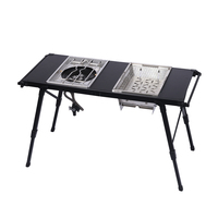 Table IGT en alliage d'aluminium léger Orangegaz à prix de gros avec cuisinière à gaz et barbecue pour le camping, les overlandings et les expéditions en camping-car